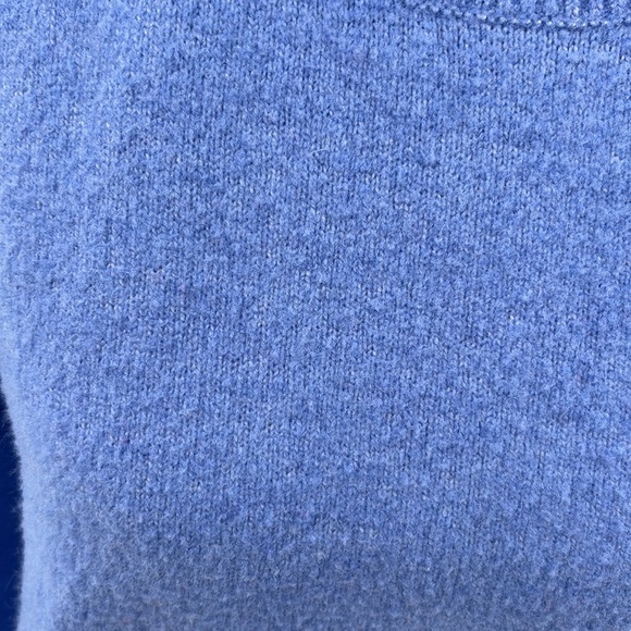 & Other Stories Wool Blend Mock Neck Crop Sweater in Light Blue - Medium - Picture 3 of 8